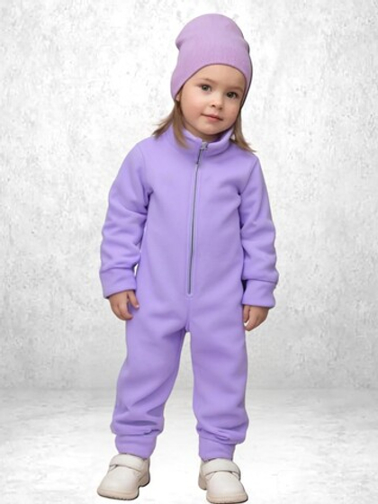 11411 Комбинезон детский флисовый фиалка (60-110)