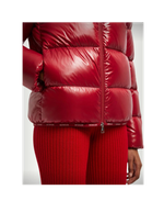 Утеплённая куртка Abbadia Short из лакового нейлона с пухом от Moncler