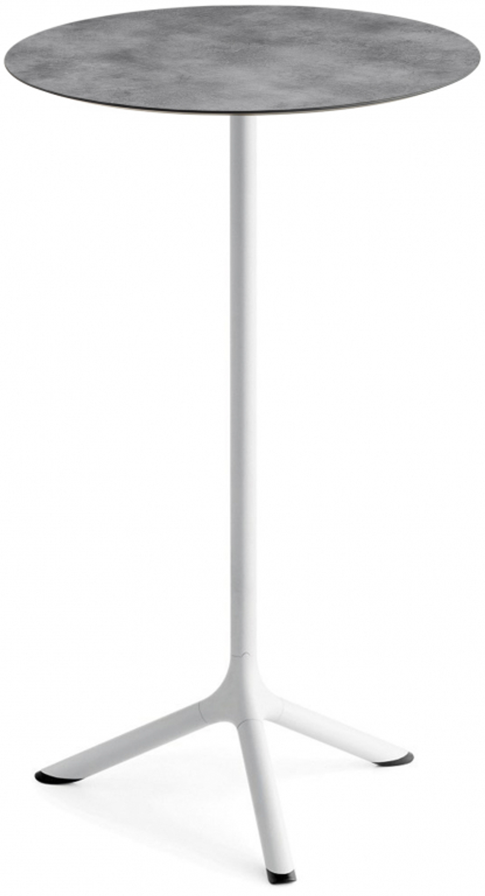 Стол ламинированный барный складной Scab Design Tripe Folding, белый, цементный