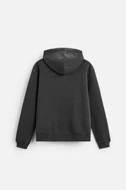 ZARA ХУДИ С ВЫШИТЫМИ НАДПИСЯМИ, АНТРАЦИТОВО-СЕРЫЙ