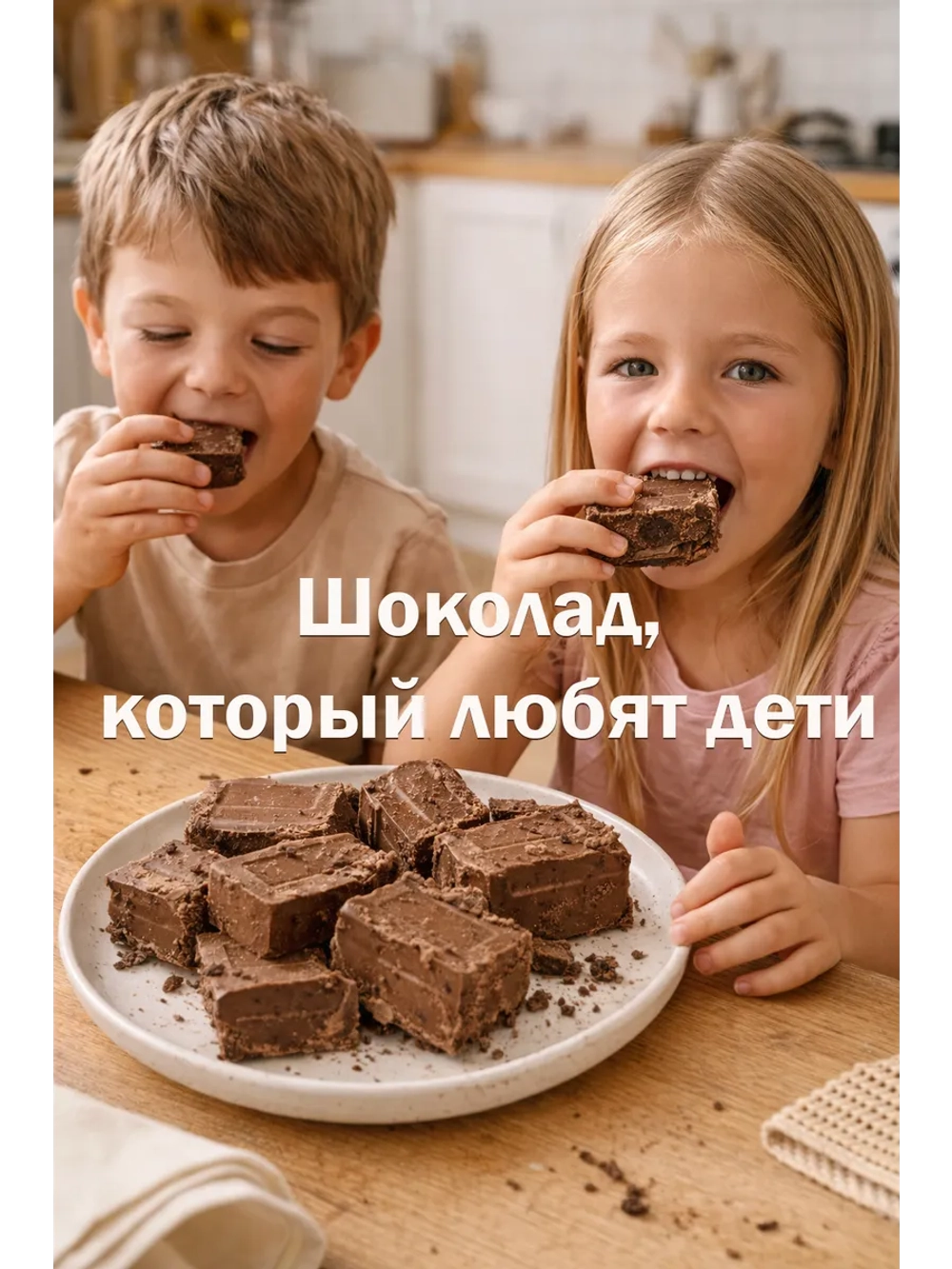 Шоколад молочный 1кг с печеньем Орео, брикет