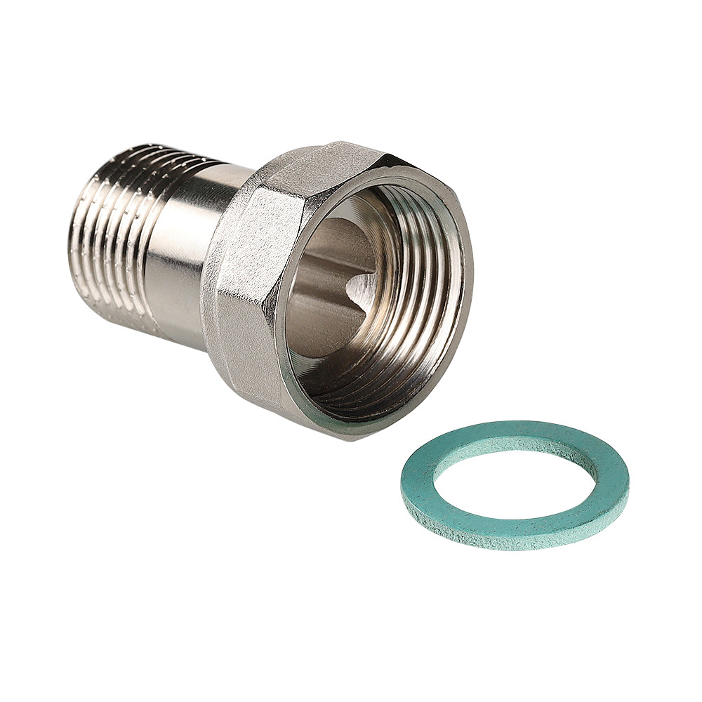 Сгон 1/2"Н с Н.Г. 1/2" и плоск. прокл. VALTEC