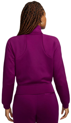 Женская Кофта теннисная Nike Court Heritage FZ - Фиолетовый