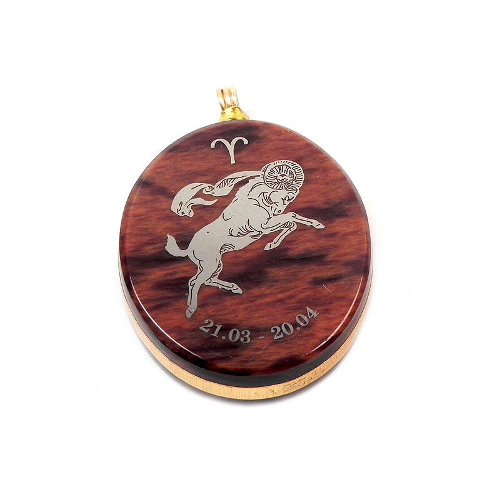 Кулон "Знак Зодиака" обсидиан