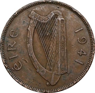 1 пенни 1941 Ирландия