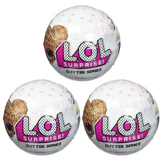 Набор из трех шаров LOL Surprise Glitter Series 3 (Без повторных кукол!)