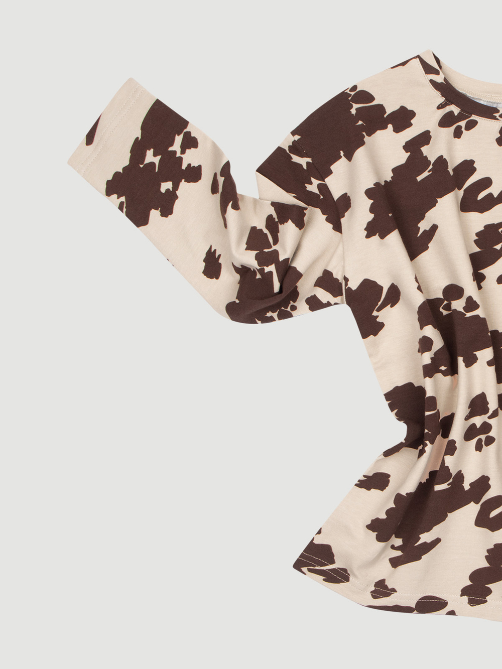 Лонгслив оверсайз Mjölk Cow Camouflage