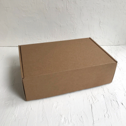 Коробка 37 х 26 х 12 см, бурая