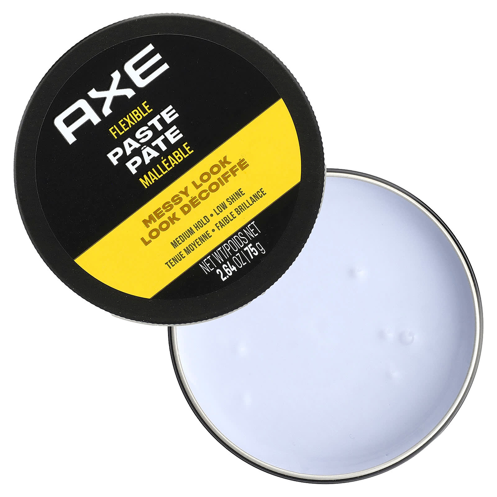 AXE, Messy Look™, гибкая паста, средняя фиксация и легкий блеск, 75 г (2,64 унции)