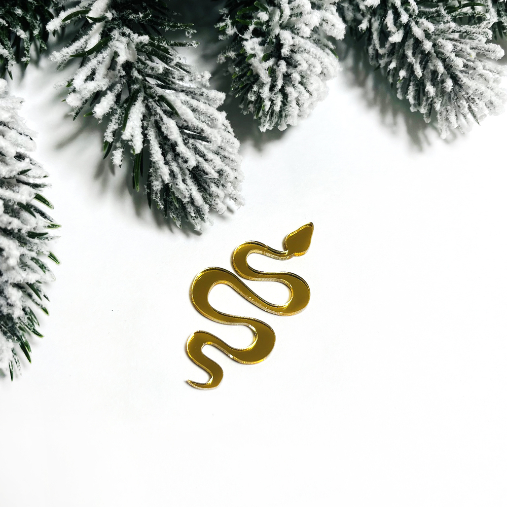 Декор акриловый "Змейка" 5,5*3 см