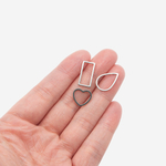 Подвеска-коннектор "Сердце", 11*12мм, сталь