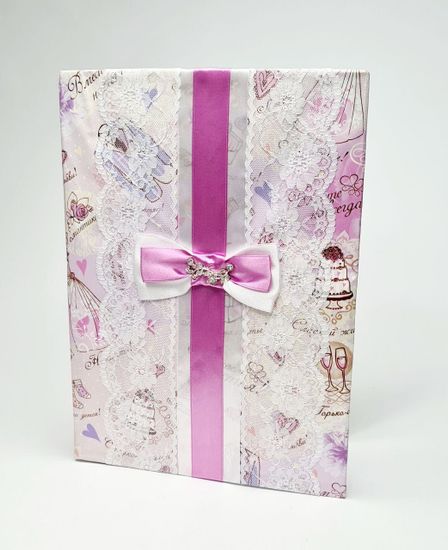 Папка для свидетельства о браке А4 Букет