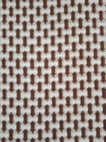 Покрывало жаккардовое двухстороннее Нежность 299-23 коричневый,белый 2.0 (180х200)