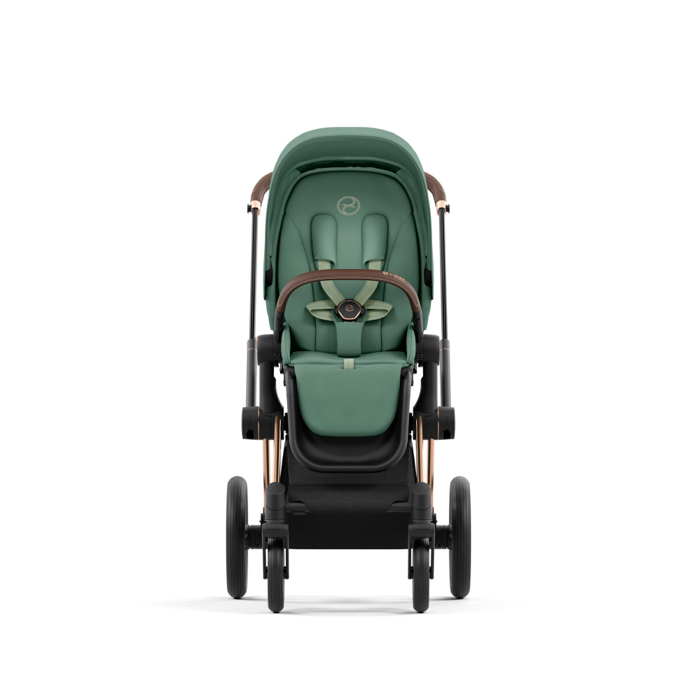 Коляска Cybex Priam IV 3 в 1 цвет Leaf Green на шасси Rosegold