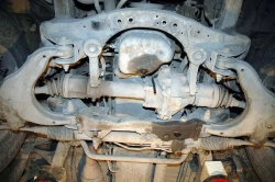 Защита картера и рулевых тяг (2,5 мм, сталь) для Toyota Land Cruiser Prado 90 3/5 дверей 1996-2001 (V = 3.0TD; 3.0 D-4D; 3.4i AT) Sheriff.24.0867