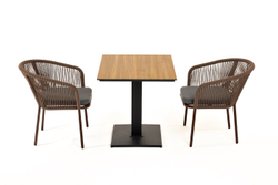 "Каффе" обеденная группа на 2 персоны, цвет "дуб"