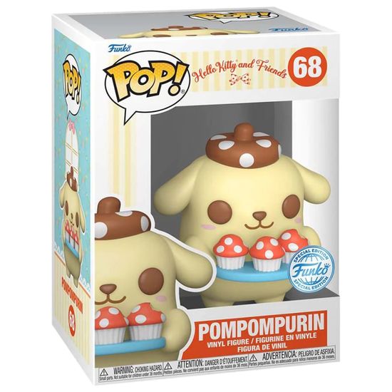 Фигурка Funko POP! Hello Kitty And Friends Pompompurin with Tray (Exc) (68) 73607 / Фигурка Фанко ПОП! по мотивам мультсериала "Приключения Hello Kitty и ее друзей", Помпомпурин