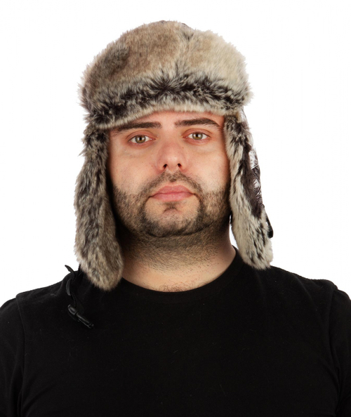 Шапка-ушанка Буран (алова, изморозь) Новатекс