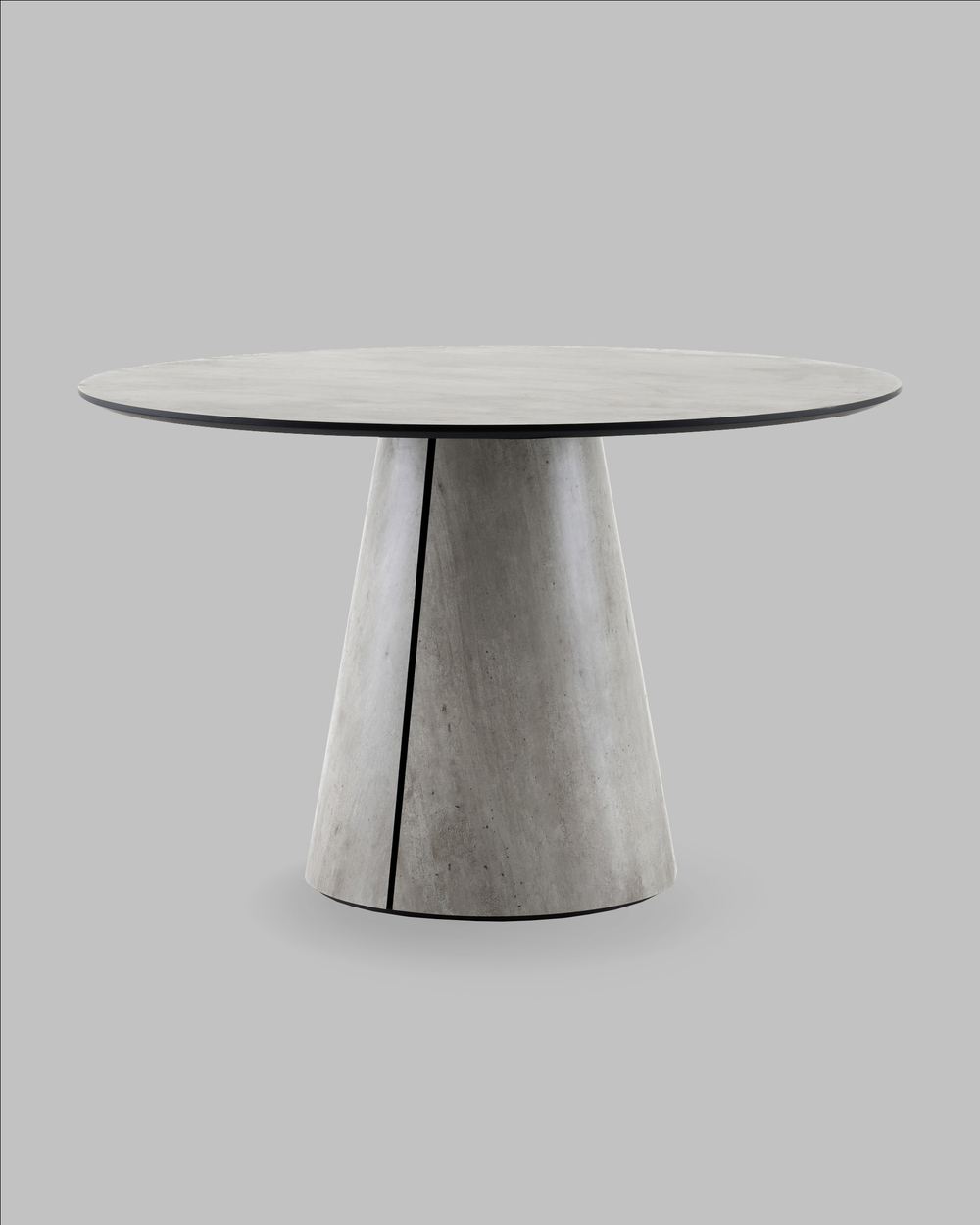 Стол круглый Стивенсон D120 столешница HPL метрополитан