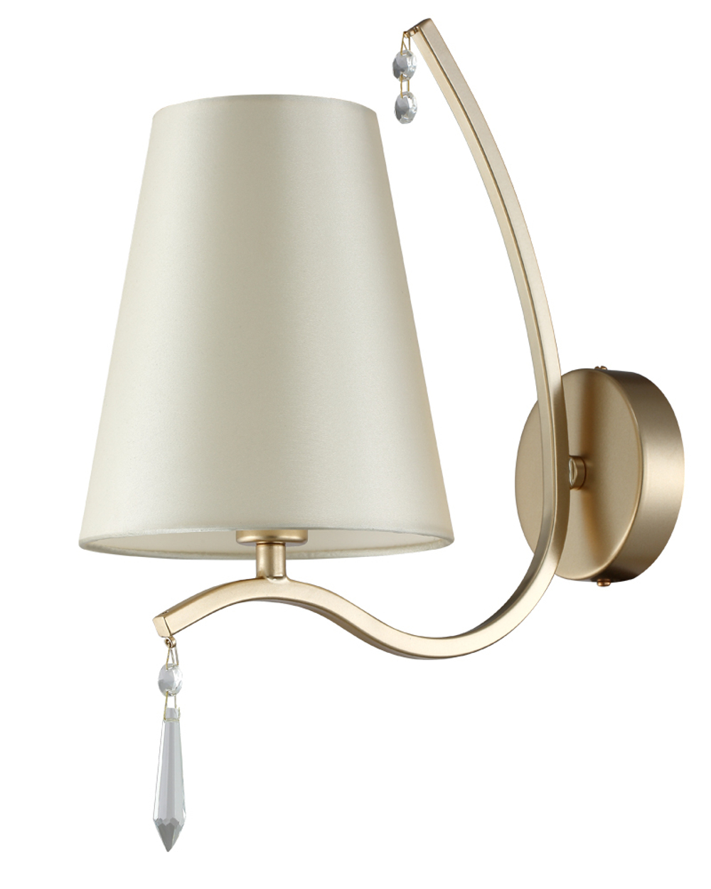 Настенный светильник Crystal Lux RENATA AP1 GOLD