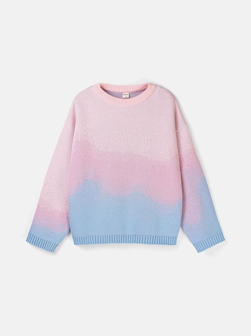 Джемпер оверсайз из смесовой шерсти 