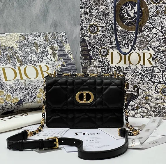 Мини-сумка Dior Miss Caro черный