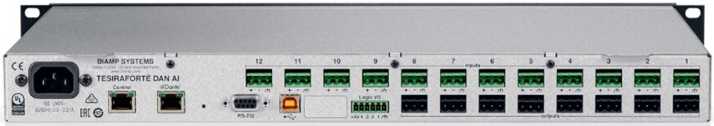 Аудиопроцессор  BIAMP TesiraFORTE DAN AI