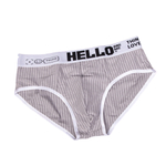 Набор из 4 мужских трусов-брифов в тонкую полоску (Размер: M) (Цвет: разноцветный)