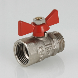 Кран шаровой VALTEC COMPACT рукоятка бабочка вн.-нар.