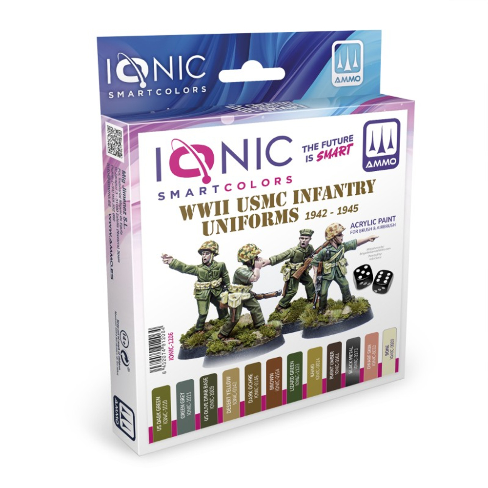 IONIC Colors WWII USMC Infantry Uniforms 1942–1945