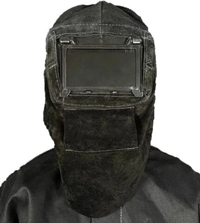 Маска сварщика из спилка