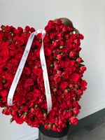 АКЦИЯ - красная кустовая роза - цена действует при заказе от 25шт