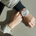 SWATCH Women's 47mm White Watch SO27E106