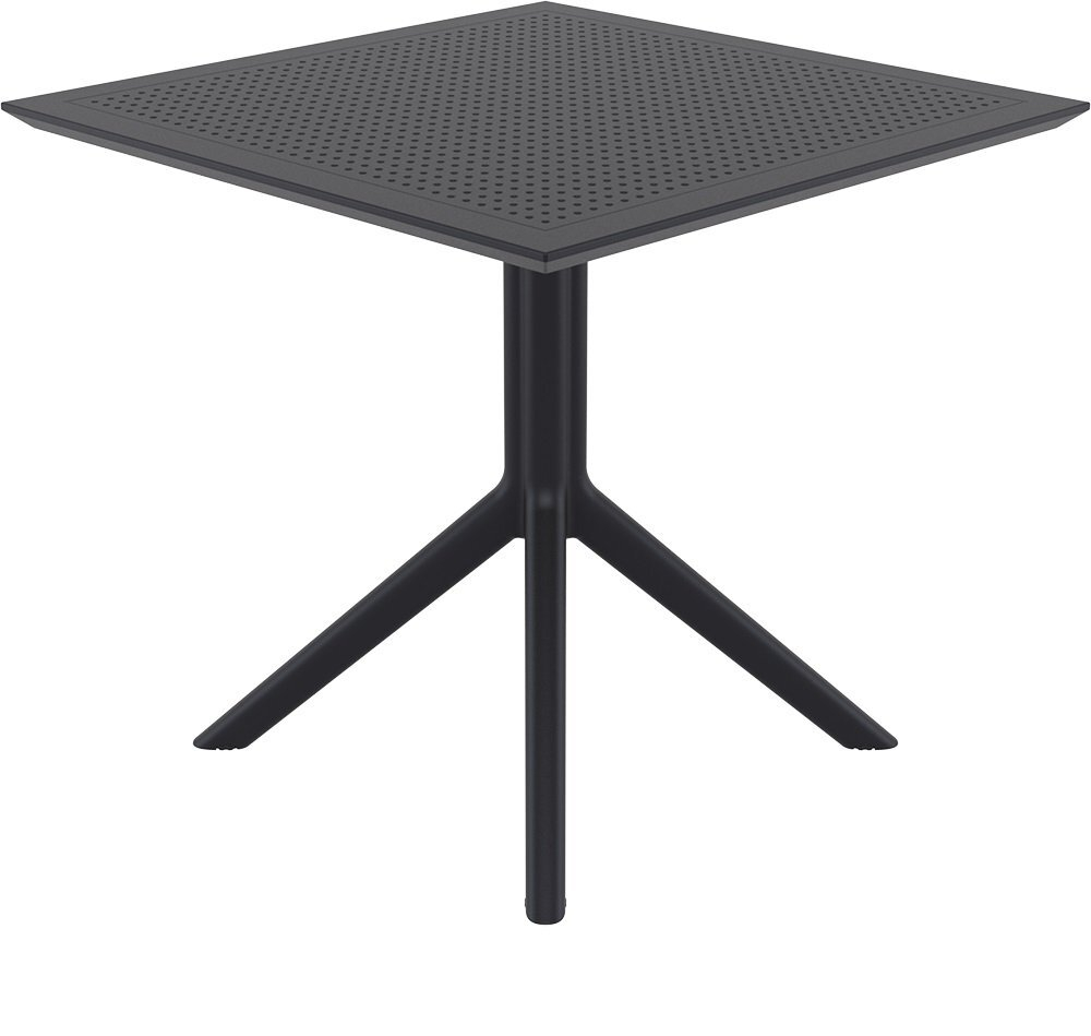 Стол пластиковый Siesta Contract Sky Table 80, черный