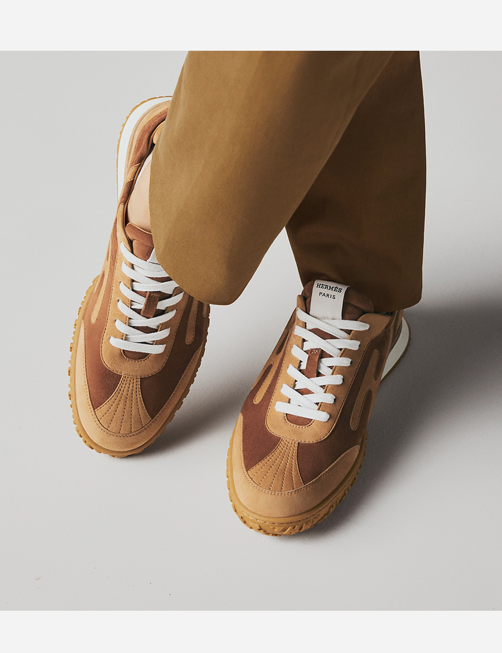 Hermes Jet Sneaker "Brown Amourette" (H242925ZHWT390)