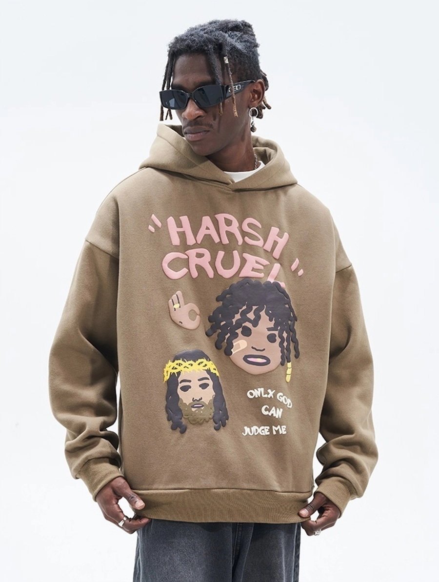 Худи HARSHandCRUEL "Only God" Oversized Hoodie