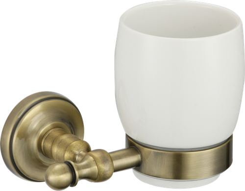 31060-D Стакан стекло (настенный) (БРОНЗА) GANZER (20/1шт)