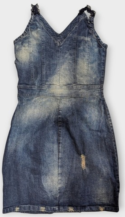 Архивное джинсовое платье Y2K (M)