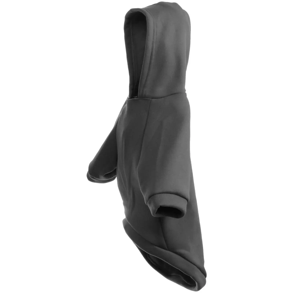 Кофта - толстовка для мелких пород собак «BRO Style», цвет черный, р 2XL (на флисе)