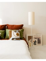 Торшер напольный с абажуром в гостиную современный