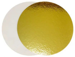 Подложка усиленная двусторонняя золото/жемчуг 3,2 мм. Диаметр 10