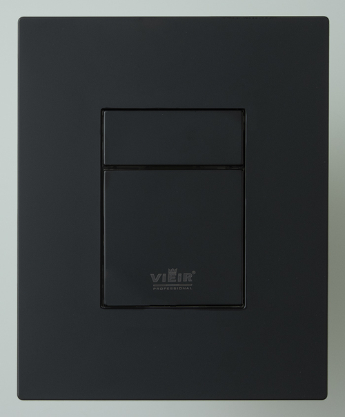 Кнопка ПНЕВМА. для инсталляции с КВАД клав.  ▊ (ЧЕРНЫЙ)  ViEiR  (20/1шт)