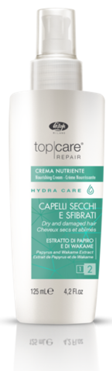 Питательный крем для волос мгновенного действия - «Top Care Repair Hydra Care Nourishing Cream» 125 мл