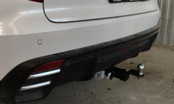 Фаркоп AvtoS для HAVAL Jolion (2021-), под квадрат 50х50, с универсальной электрикой Smart(блок) и сертификатом в комплекте, арт.(HV 04B+smart)