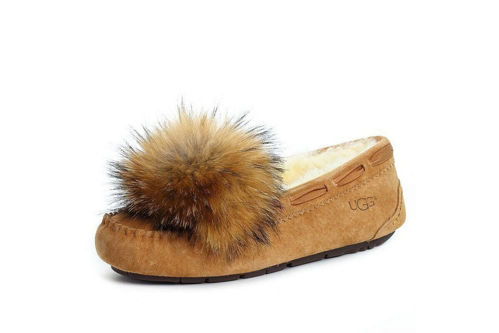 UGG Dakota Pom Pom Chestnut