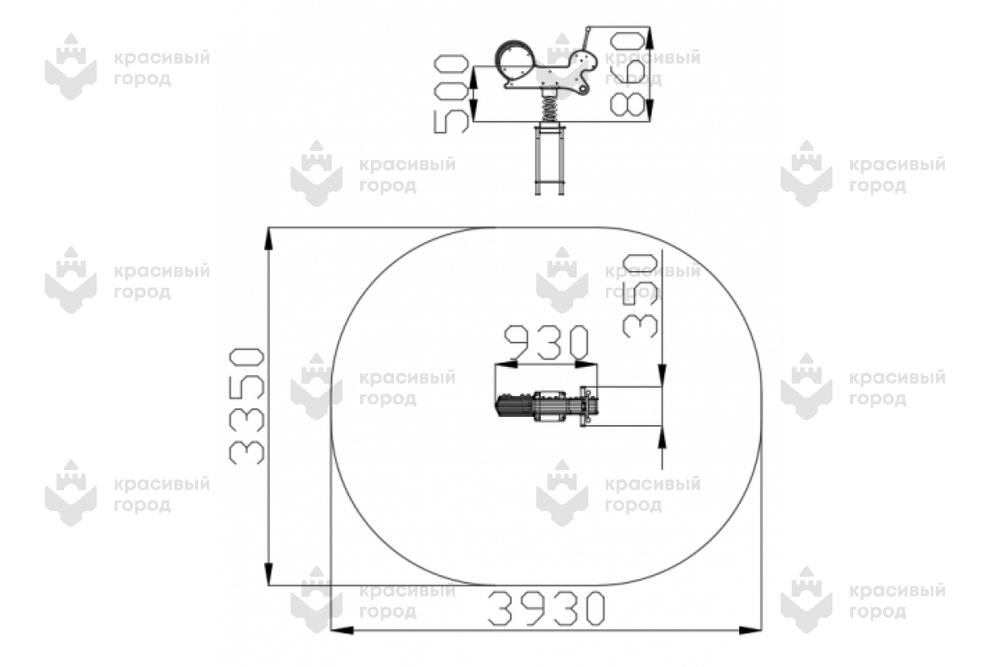 Качалка Улитка