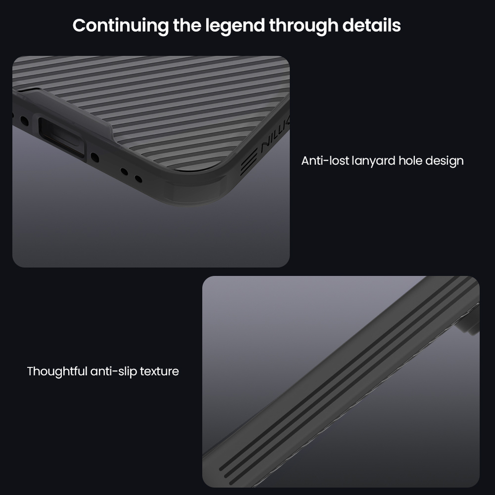 Чехол прозрачный тонированный для OnePlus 15, серия CamShield Pro Case (Transparent black) от Nillkin