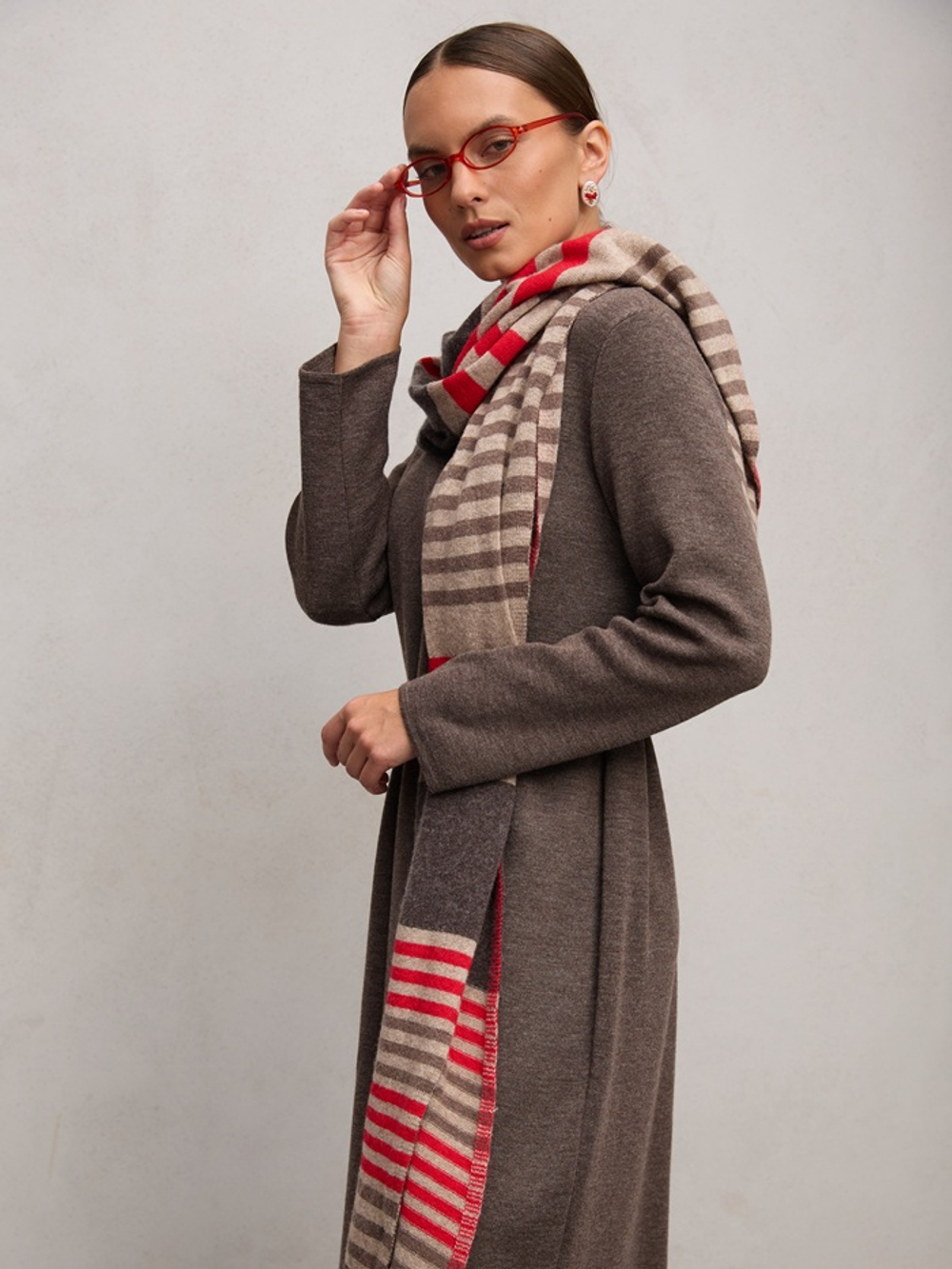 Палантин 2605 рябина Tinona