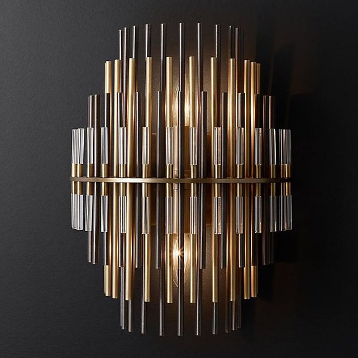 Бра Restoration Hardware Emile Sconce Burnished Brass