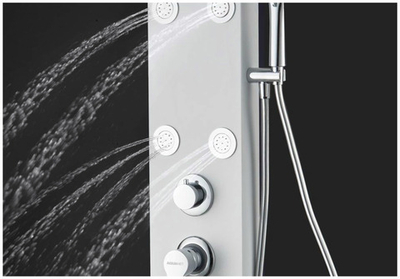 Душевая панель Galaxy White с гидромассажем